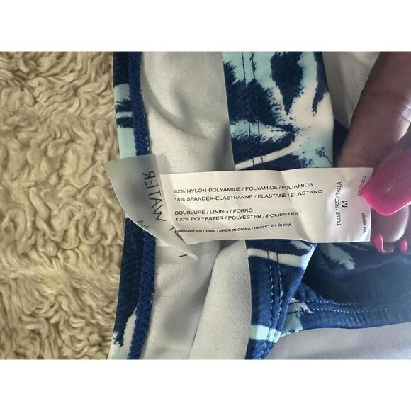 Hot Water tropical underwire triangle bra and string bikini set Size L/M - Picture 10 of 11